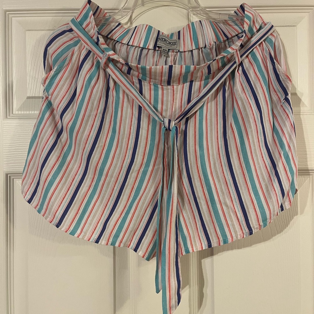 Cherokee Multicolor Striped Shorts